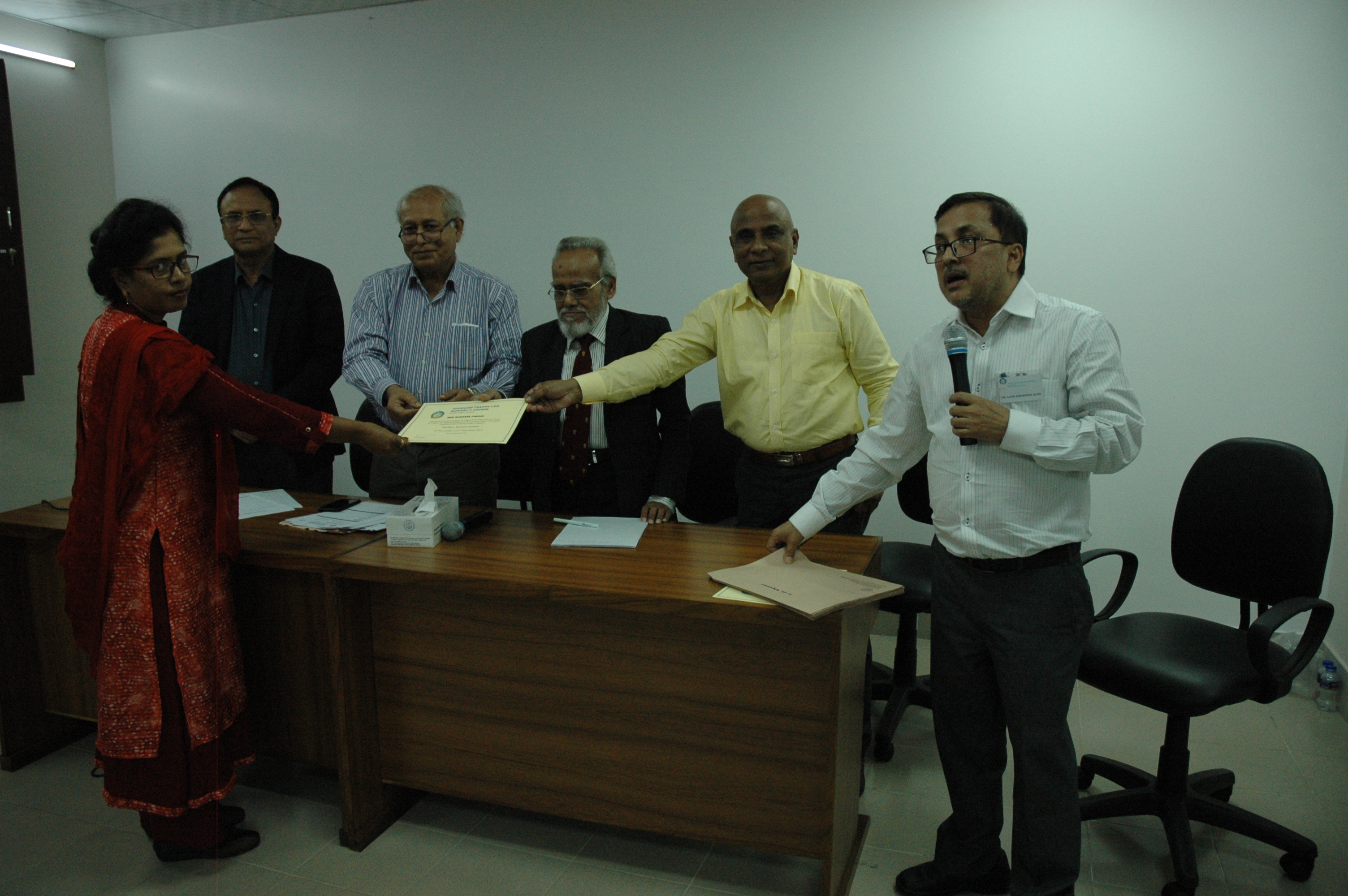 Provider course - Certificate giving ceremony